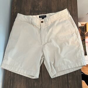 JCrew Mercantile 7” Flex Chino Shorts Waist 31 in light khaki